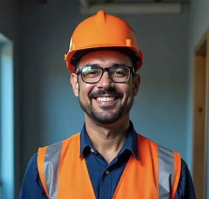 Portrait of Marek, 1st Concrete Carpenter at ORANJEGROEP