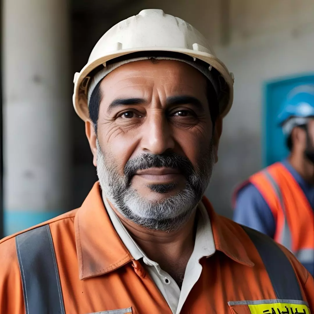 Portrait of Sorin, Pipefitter at ORANJEGROEP